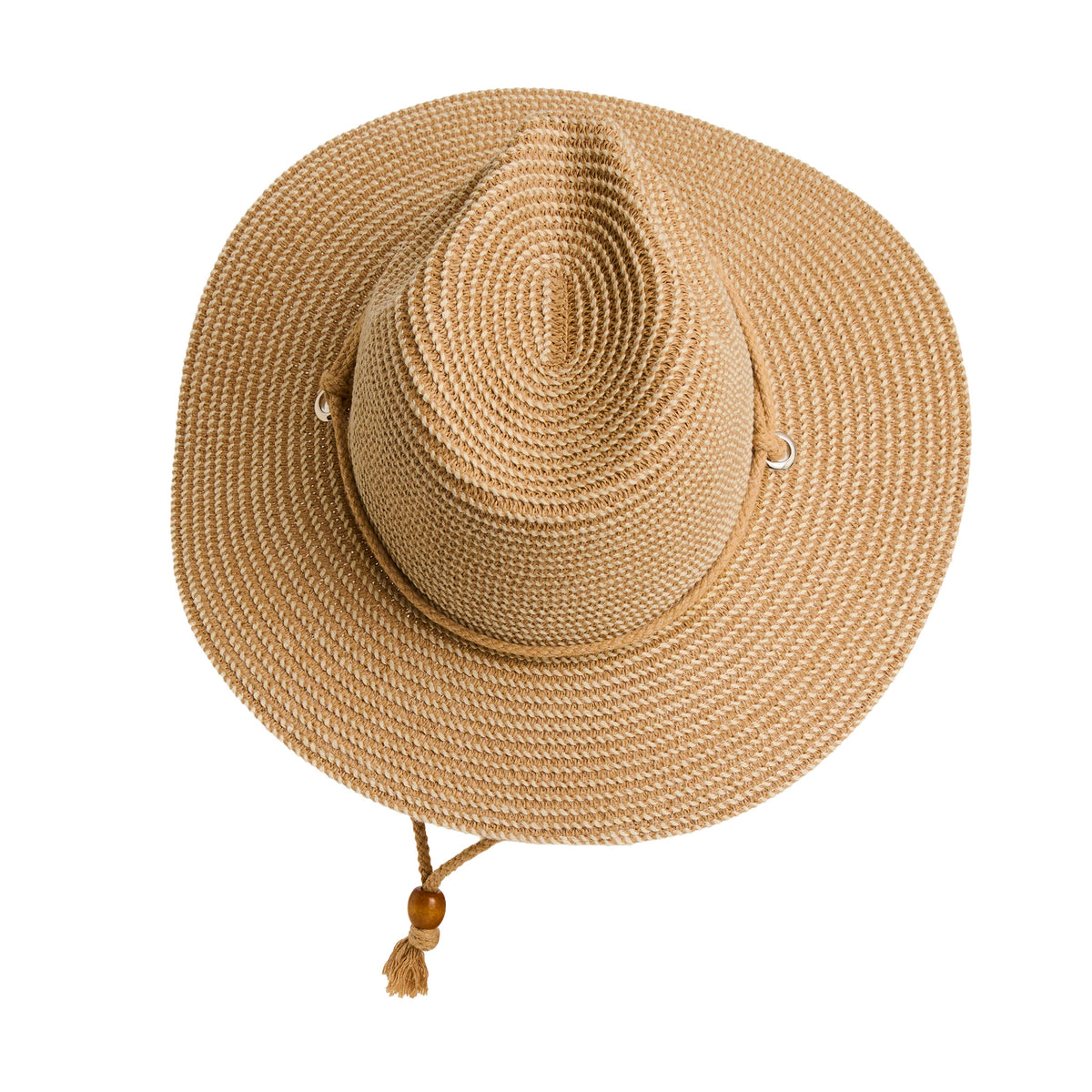Safari Hat Riviera Textured Woven Adjustable Chin Strap