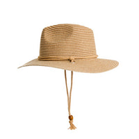 Safari Hat Riviera Textured Woven Adjustable Chin Strap