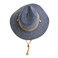Safari Hat Riviera Textured Woven Adjustable Chin Strap