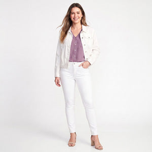 Lightweight Jacket Payton Button Front Cotton Pockets