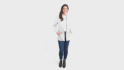 Archer Long Sleeve Herringbone Long Length Blazer