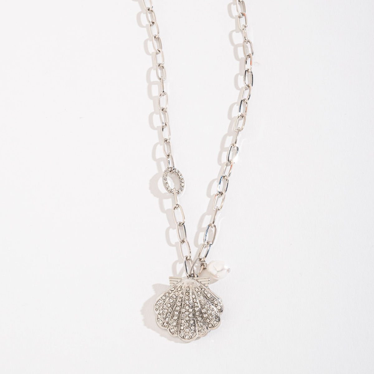 Cora Pearl & Charm Pendant Necklace