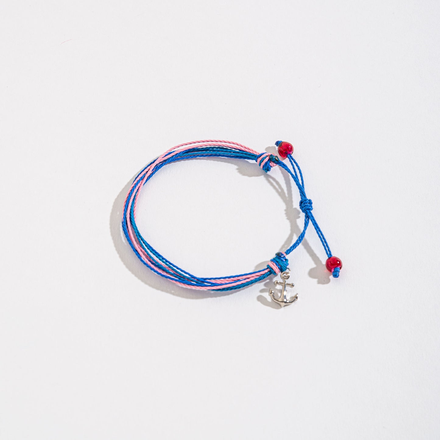 Nautical Themed Charm Threaded Bracelet