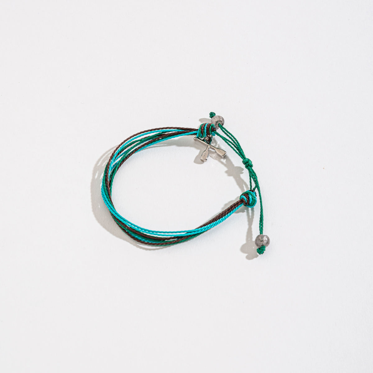 Nautical Themed Charm Threaded Bracelet
