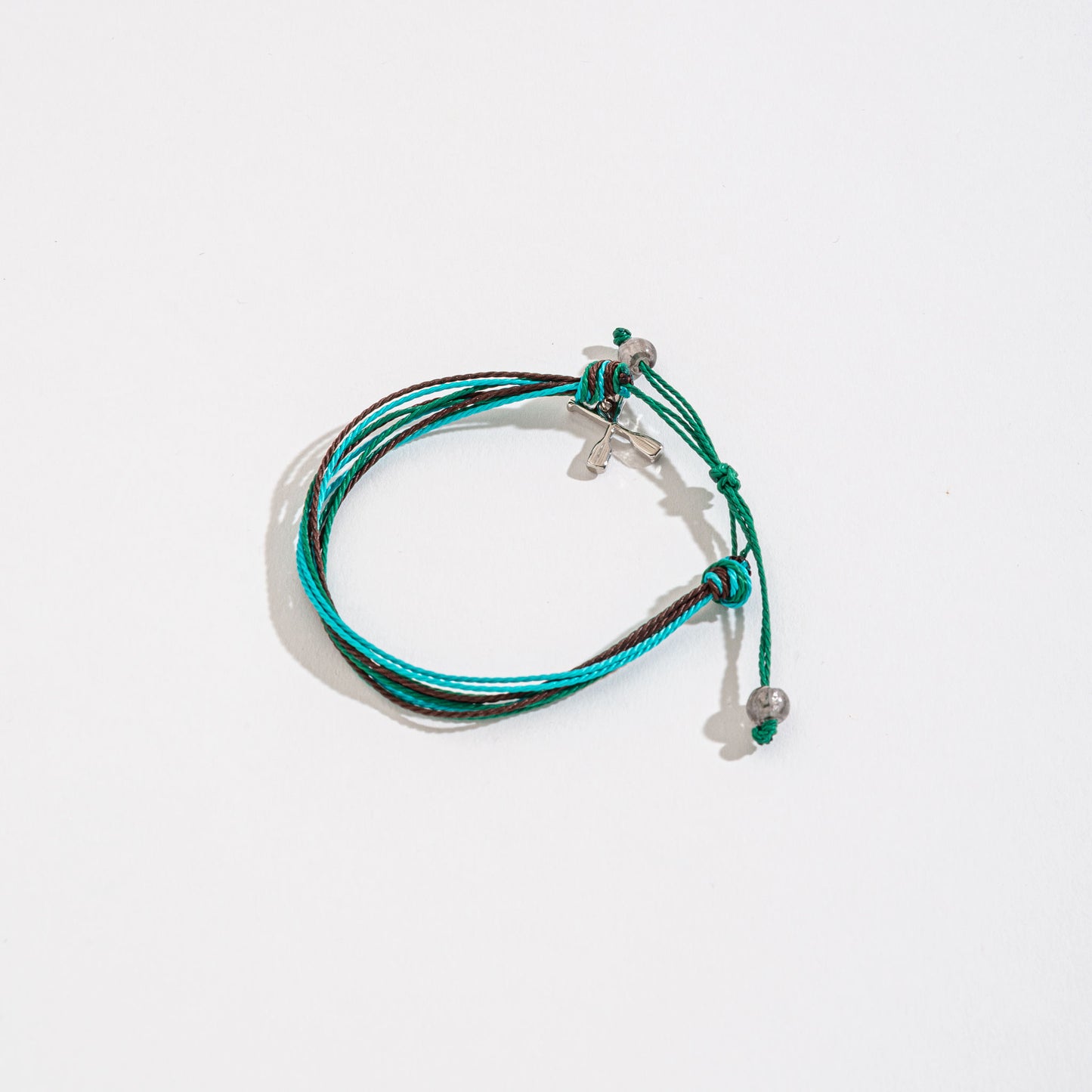 Nautical Themed Charm Threaded Bracelet