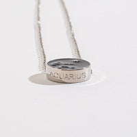 Zodiac Constellation Pendant Necklace