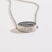 Zodiac Constellation Pendant Necklace