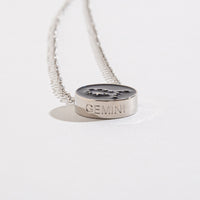 Zodiac Constellation Pendant Necklace