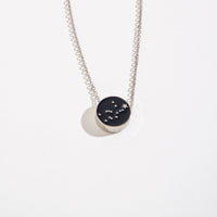 Zodiac Constellation Pendant Necklace