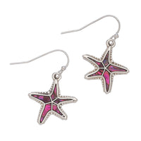 Abalone Icon Drop Earrings