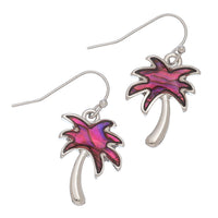 Abalone Icon Drop Earrings