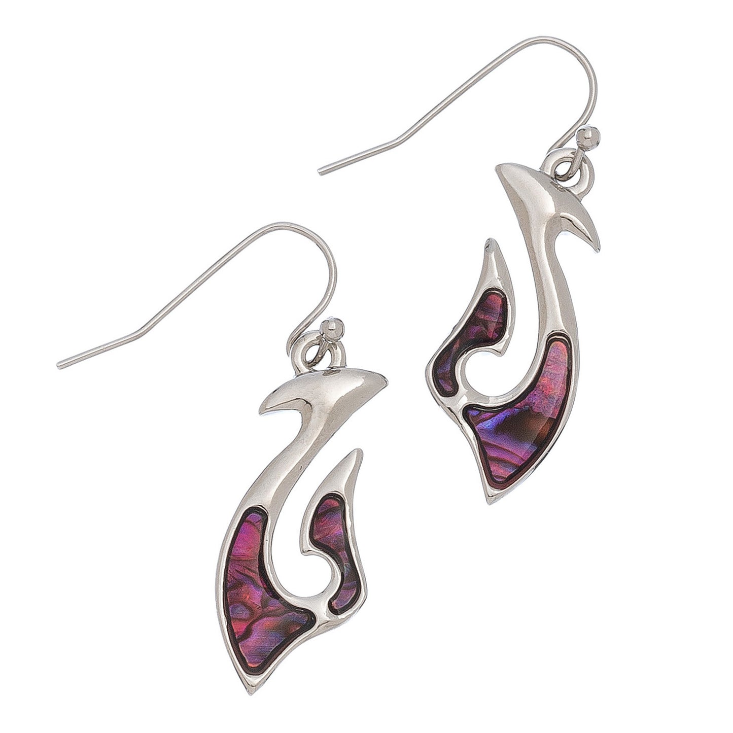 Abalone Icon Drop Earrings