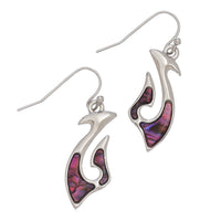 Abalone Icon Drop Earrings