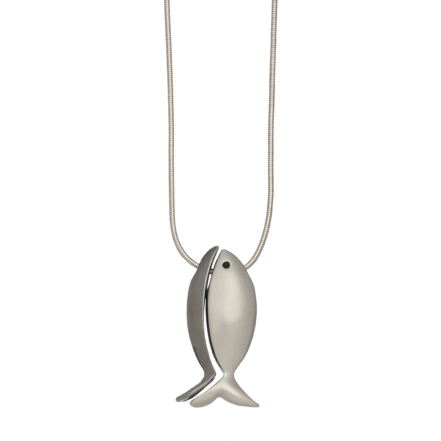 Fish Charm Pendant Necklace