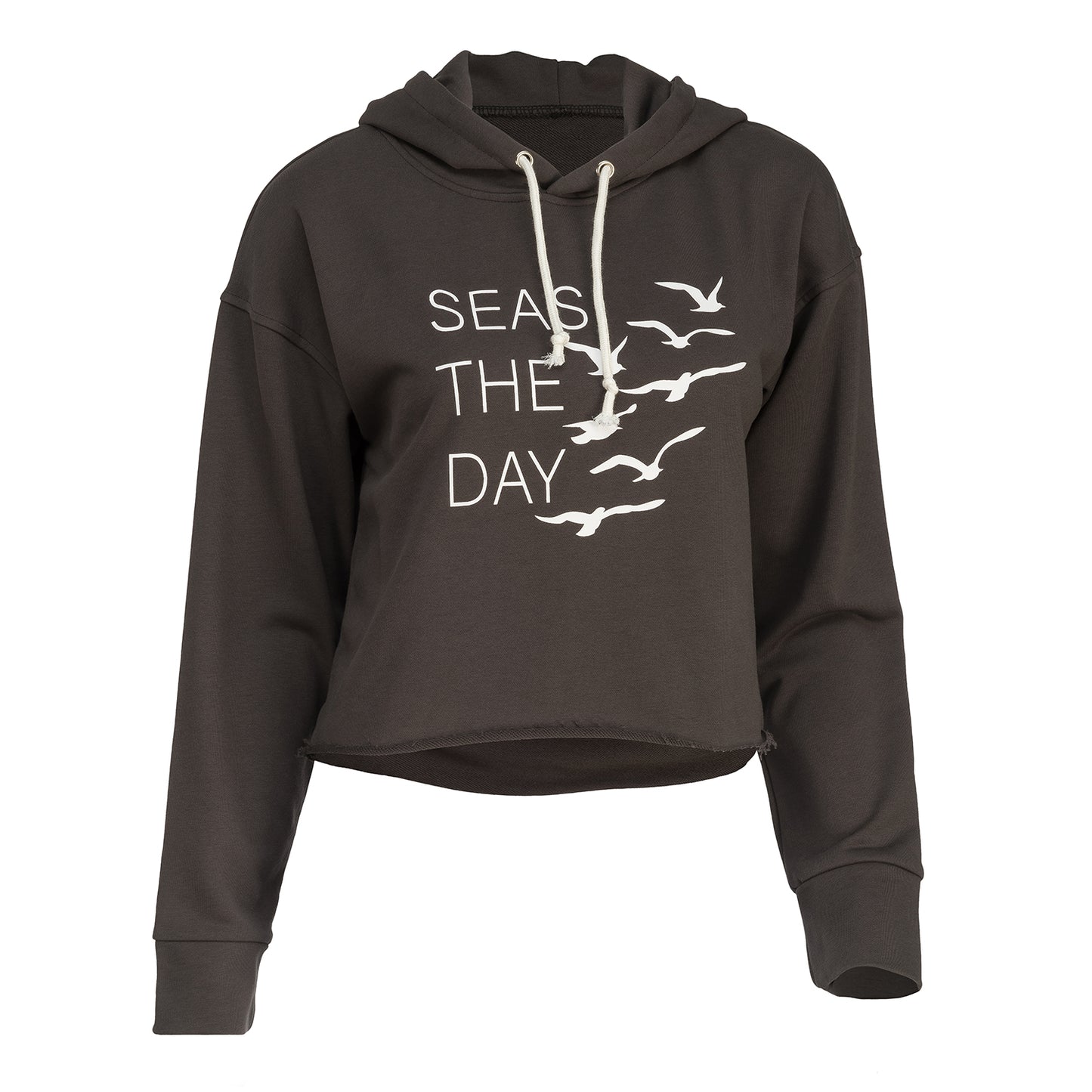 Seas The Day Cropped Hoodie