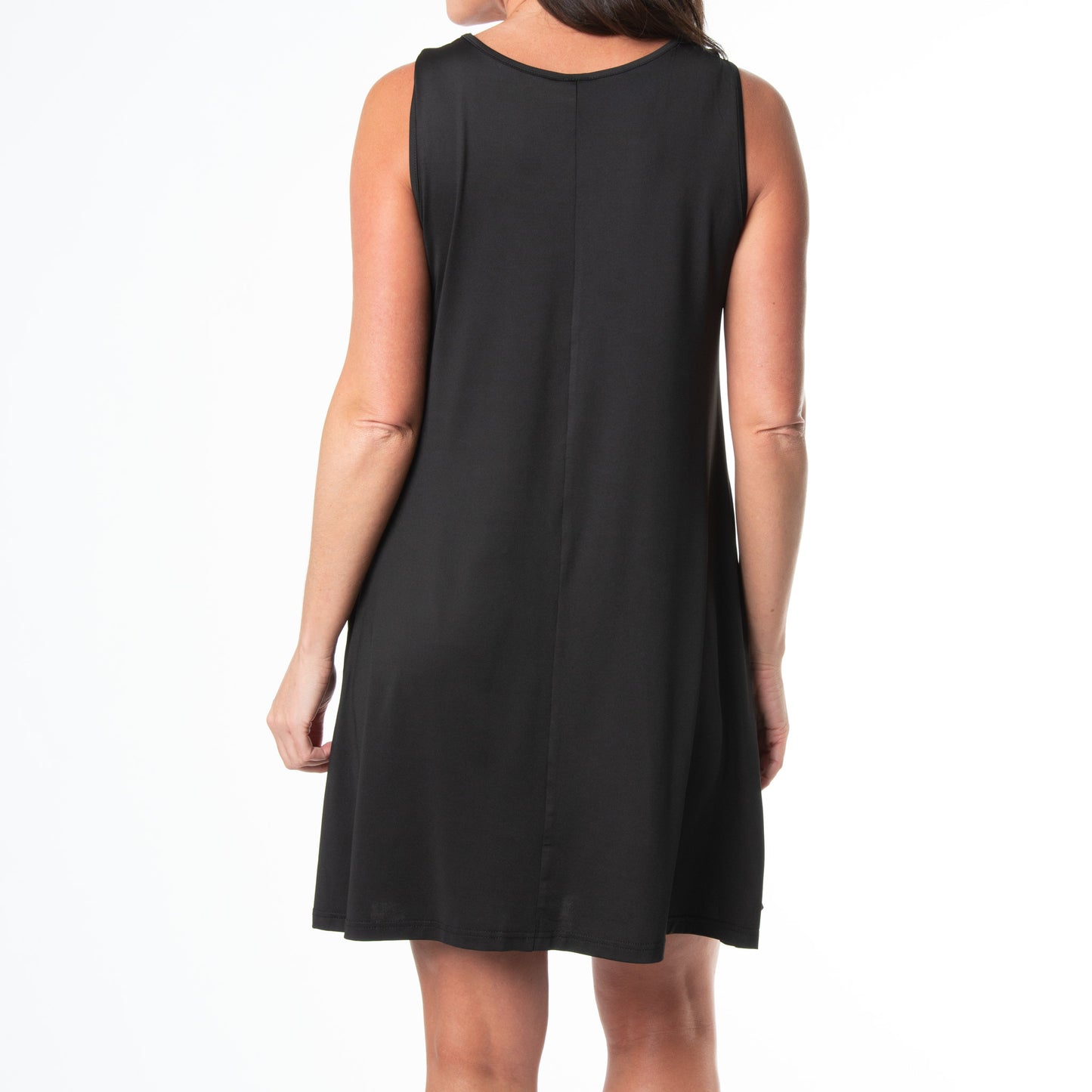 Keeley Jersey Printed Sleeveless Dress with Pockets