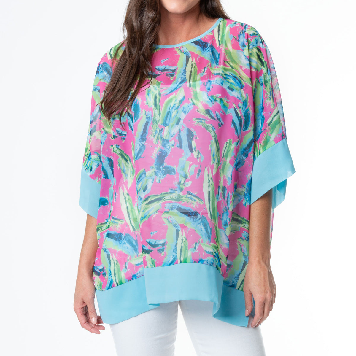 Lexi One Size Sheer Poncho Swimsuit Cover Up