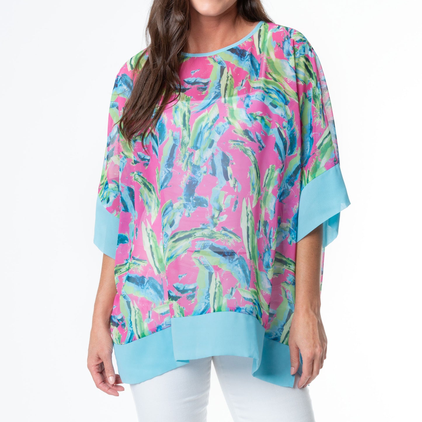 Lexi One Size Sheer Poncho Swimsuit Cover Up