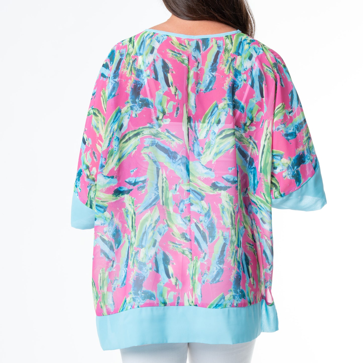 Lexi One Size Sheer Poncho Swimsuit Cover Up