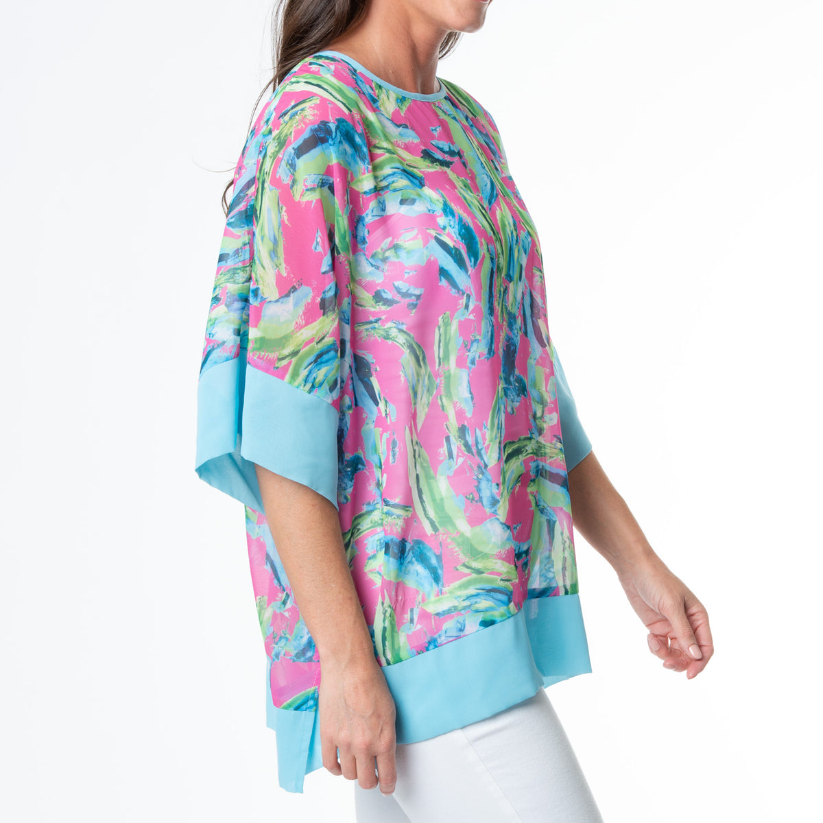 Lexi One Size Sheer Poncho Swimsuit Cover Up