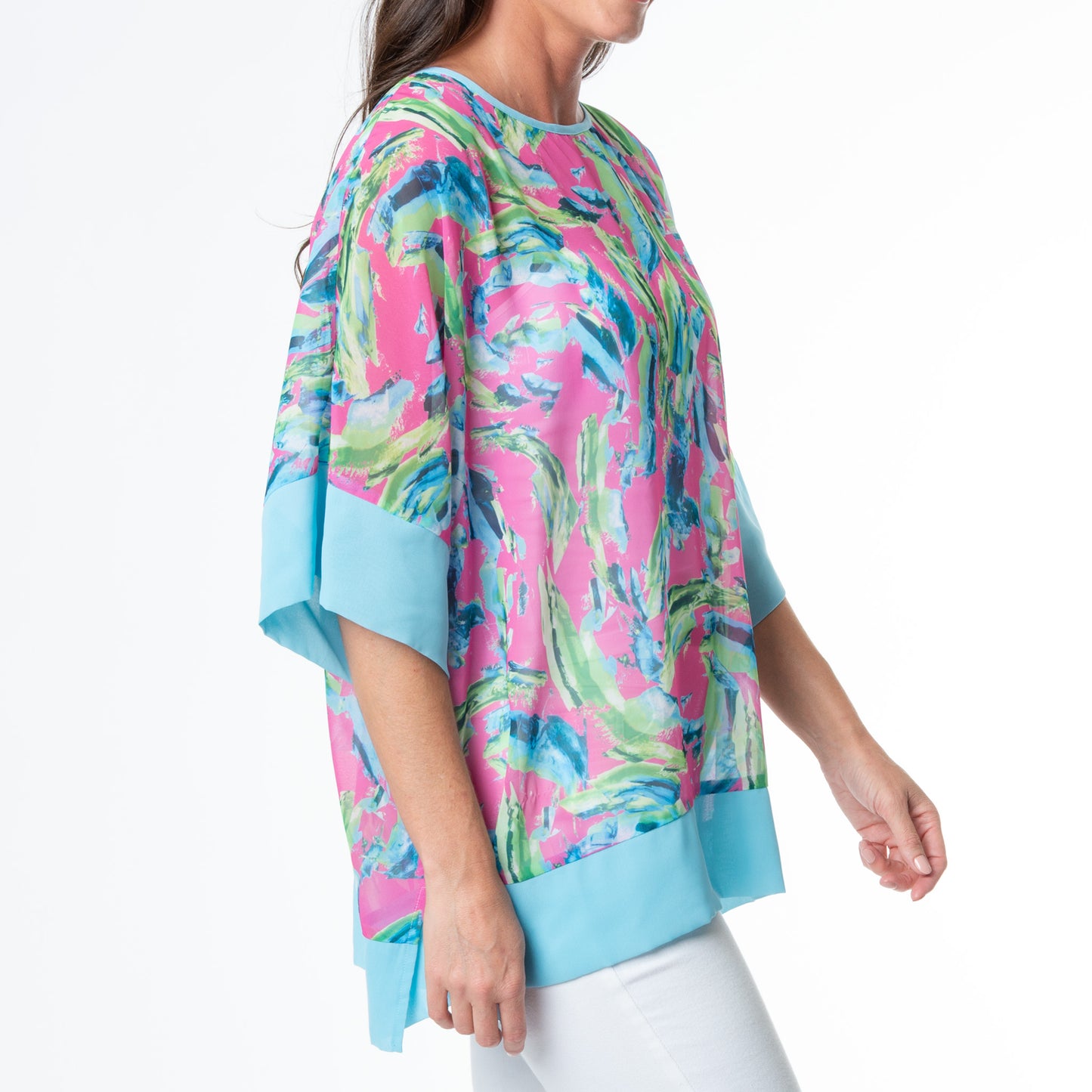 Lexi One Size Sheer Poncho Swimsuit Cover Up