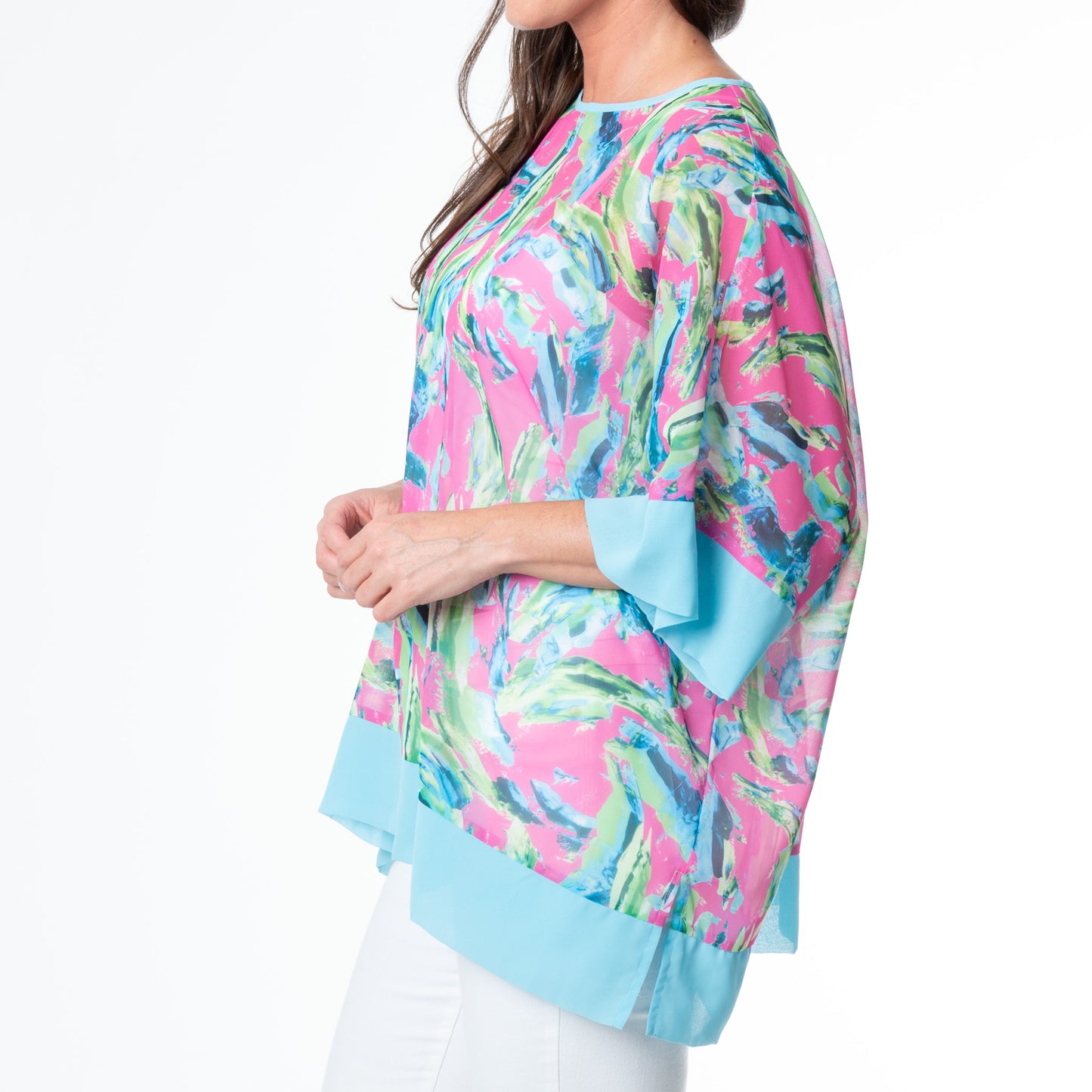 Lexi One Size Sheer Poncho Swimsuit Cover Up
