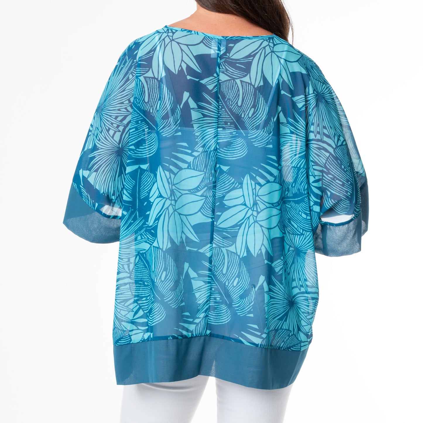 Lexi One Size Sheer Poncho Swimsuit Cover Up