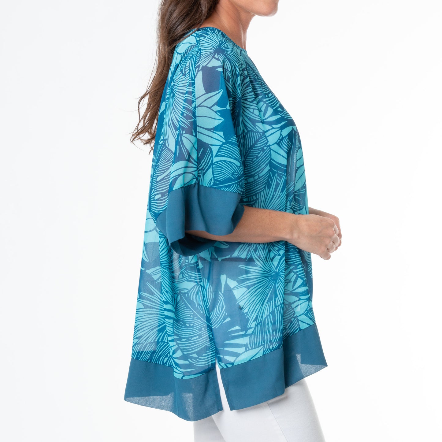 Lexi One Size Sheer Poncho Swimsuit Cover Up