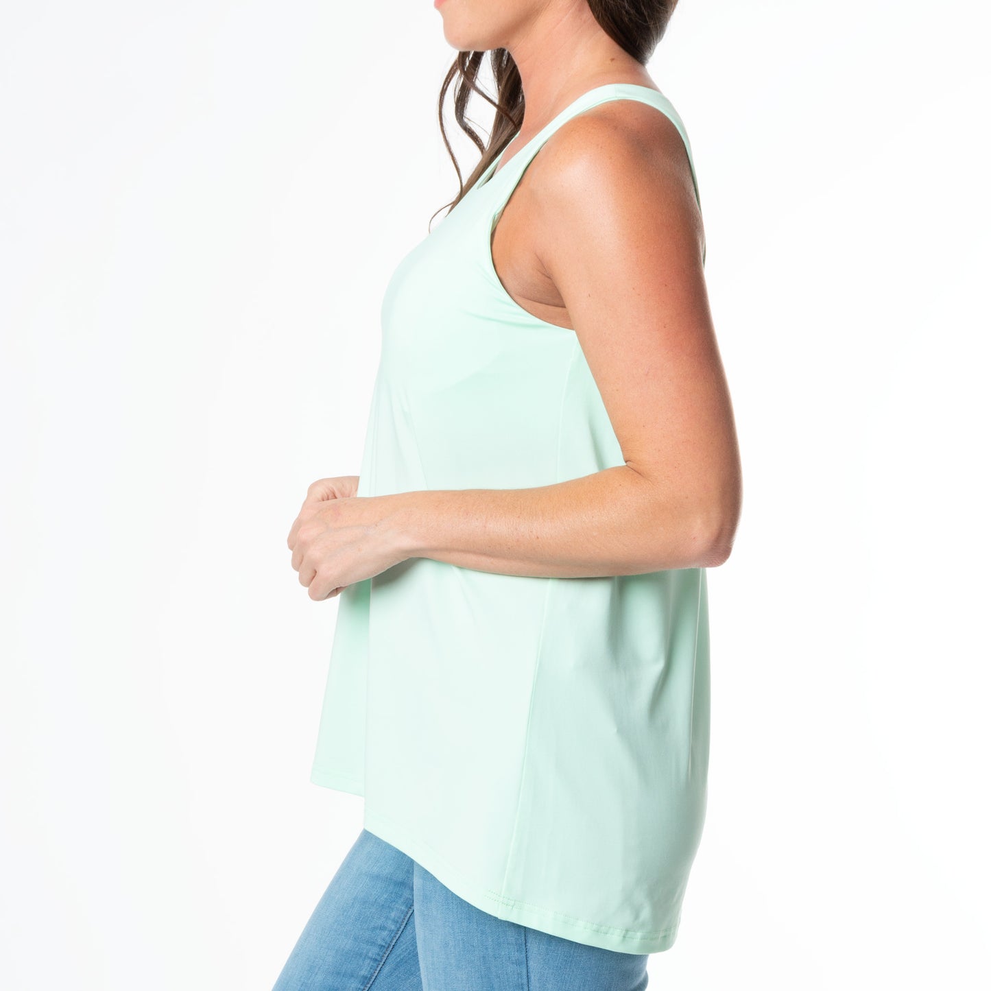 Shay Swing Tank Top with Built-in Bra