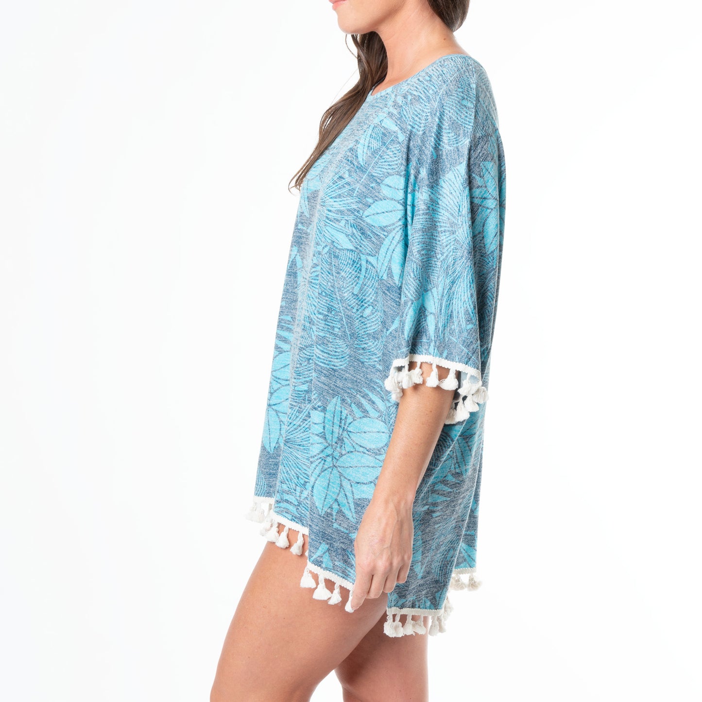 Elsie One Size Fringe Swimsuit Cover Up