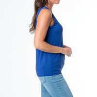 Sunny Tie Hem Sleeveless V-Neck Tank Top