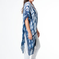 Kylah One Size Lightweight Ruana Swimsuit Cover Up