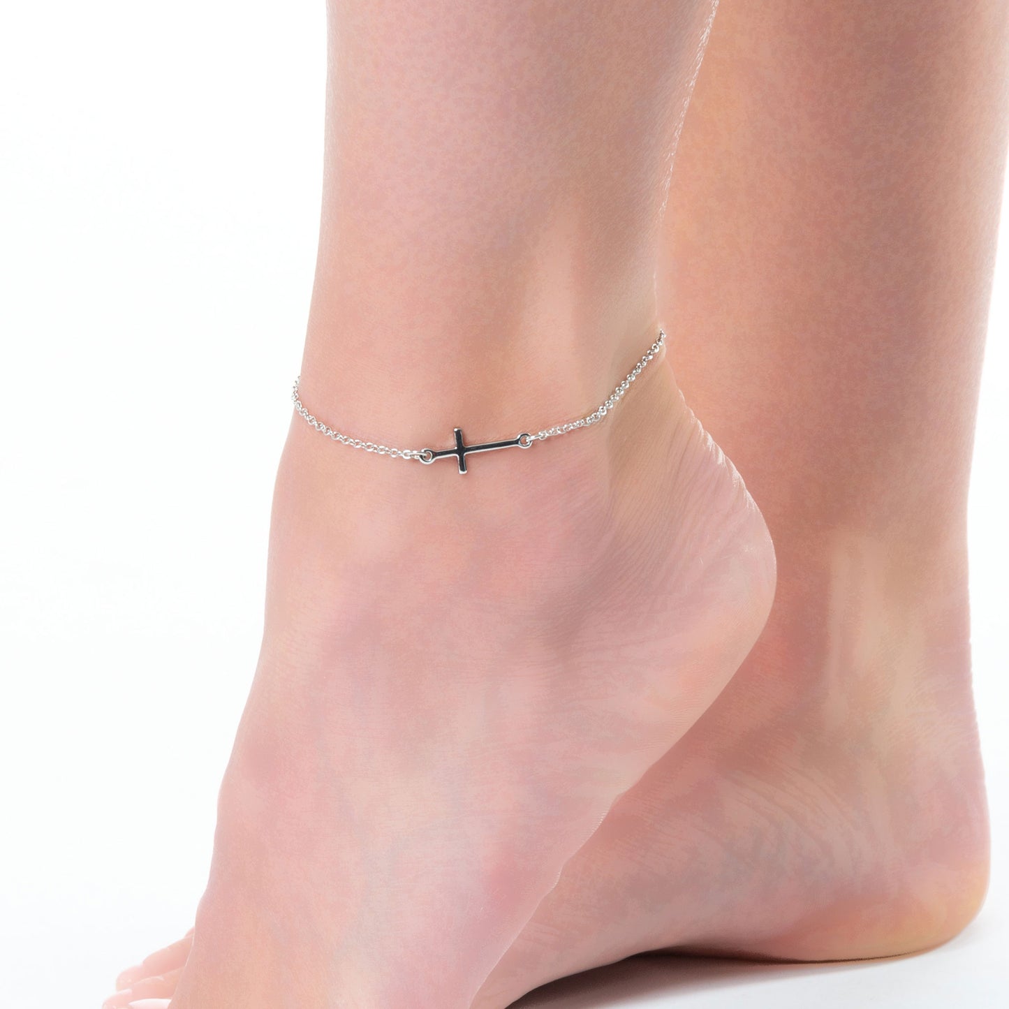 Alexis Cross Charm Anklet