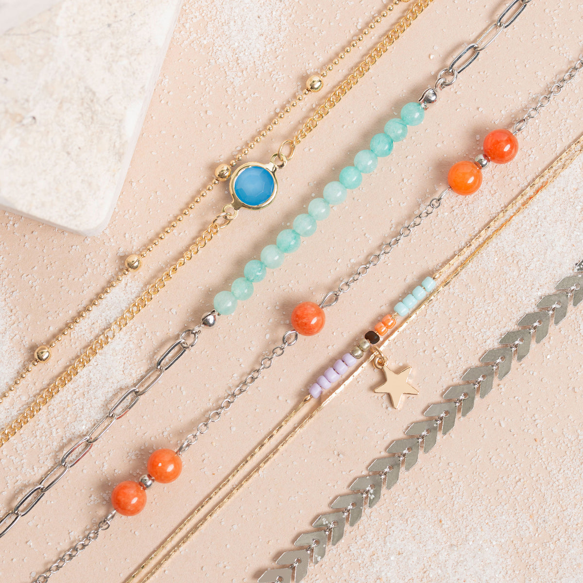 Alexis Chevron Arrow Chain Anklet