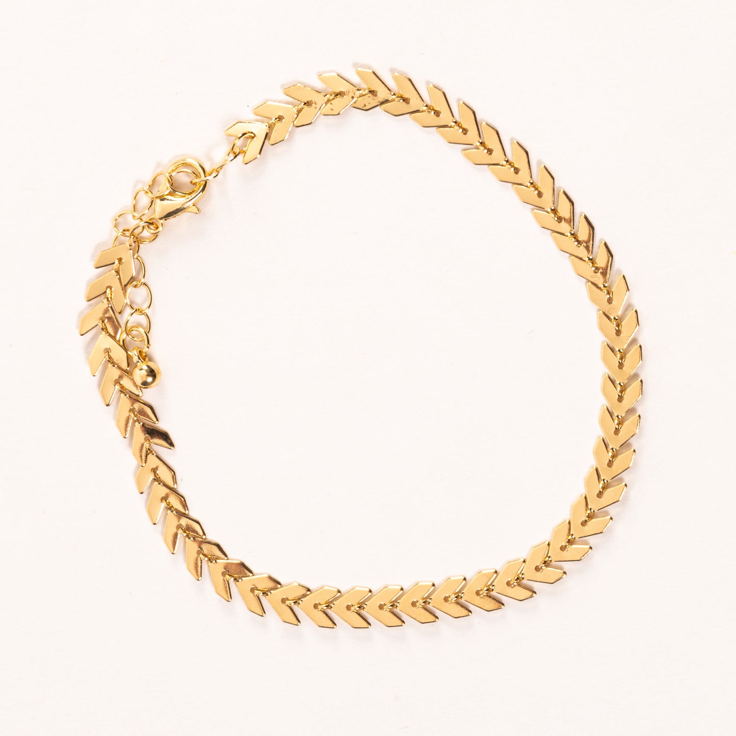 Alexis Chevron Arrow Chain Anklet