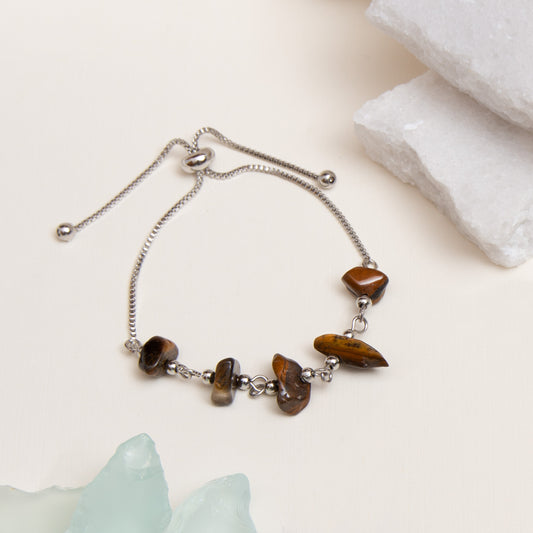 Lali Genuine Stone Adjustable Bolo Bracelet
