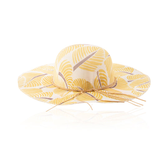 Raya Floral Wide Brim Floppy Sun Hat